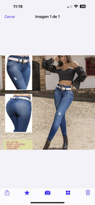Jean Levanta Cola size 9-10