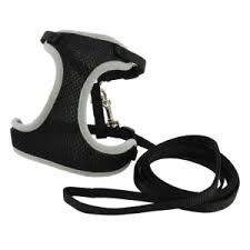 Coastal Comfort Soft® Adjustable Cat Harness - BLACK - 3/8in x 14-16in