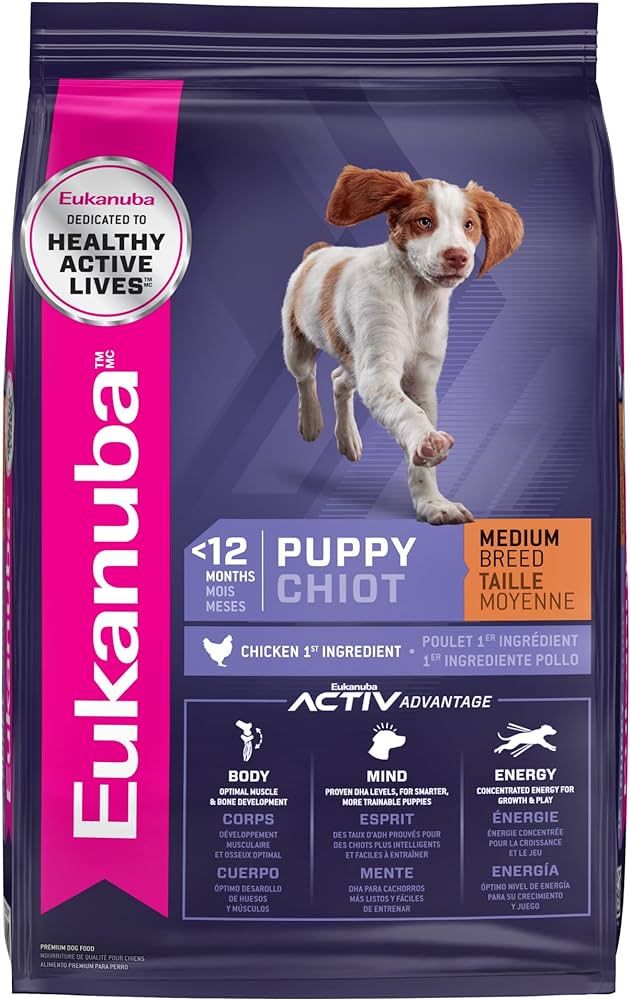 Eukanuba Medium Breed CHICKEN - Puppy 33lb