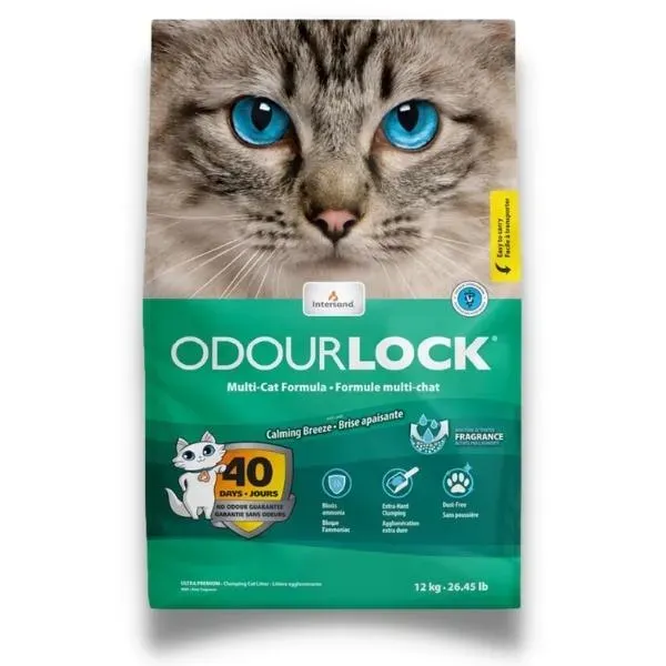 Intersand Odourlock Ultra Premium Calming Breeze Clumping Litter Feline 12 KG