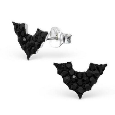 Bats Crystal Ear Studs