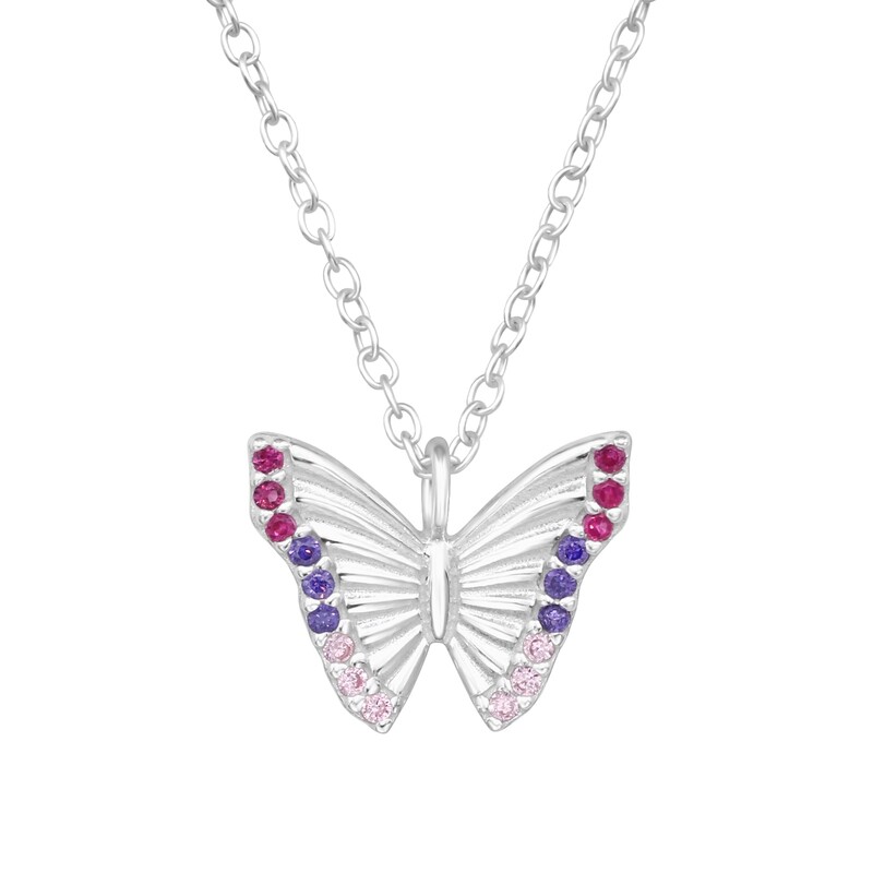 Butterfly Crystal Necklace