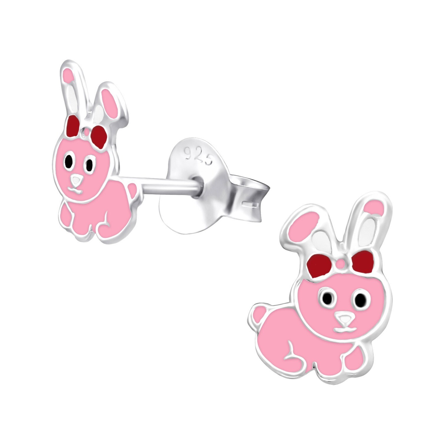 Hop Bunnies Ear Studs - Pink