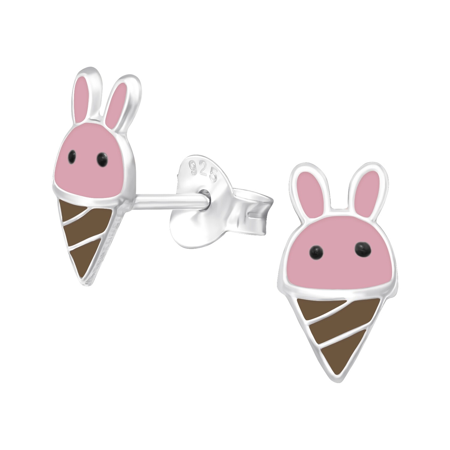 Ice Cream Bunnies Ear Studs