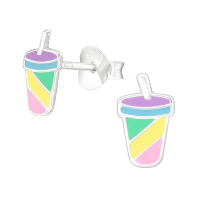 Milkshake Colourful Ear Studs