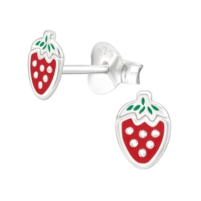 Strawberry Colourful Ear Studs