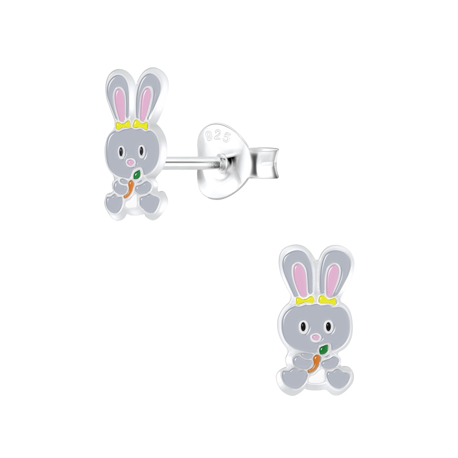 Sporty Bunny colourful Ear Studs
