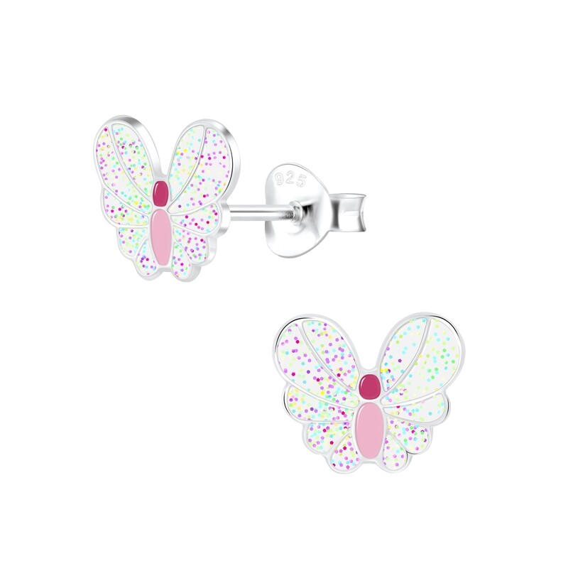 Colourful Butterfly Classic Ear Studs