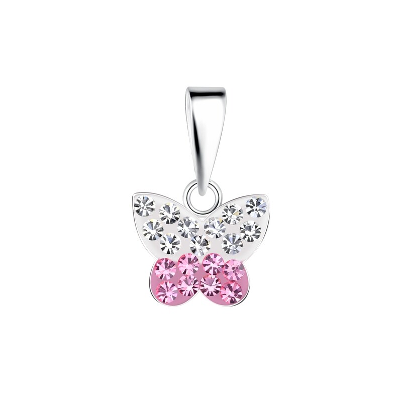 Crystal Butterfly Pendant