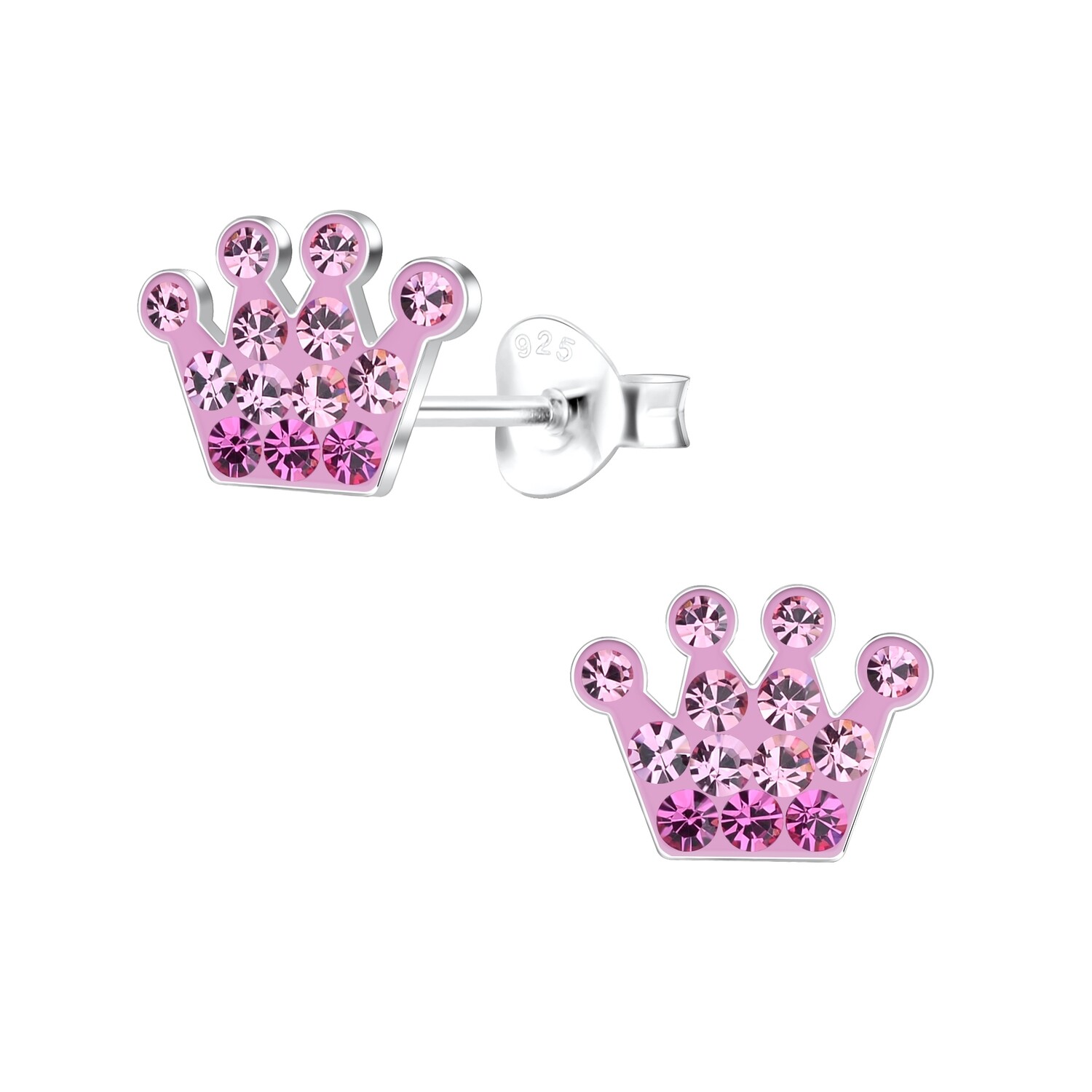 Shine Bright Princess Crown Ear Studs