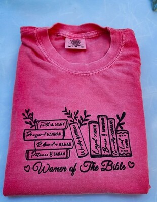 Women Of The Bible Long Sleeves Embroidered Shirt
