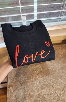 LOVE Valentine Sweatshirt