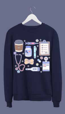 Healthcare Medical Doodle Shirt