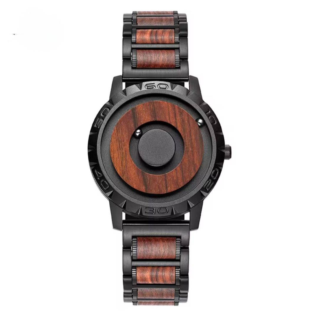 Red Sandalwood Magnetic Watch For Men