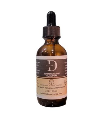 Grow &amp; Glow Scalp Oil 2 oz