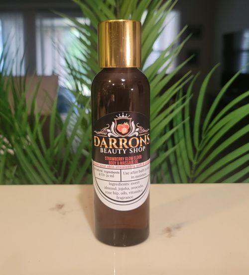 Strawberry Glow Elixir Body Moisture Massage Oil