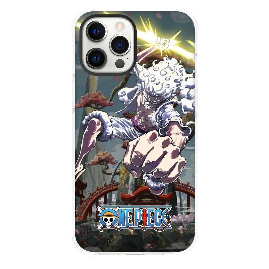 One Piece Luffy Phone Case For iPhone - Luffy Gear 5 Gomu Gomu no Kaminari