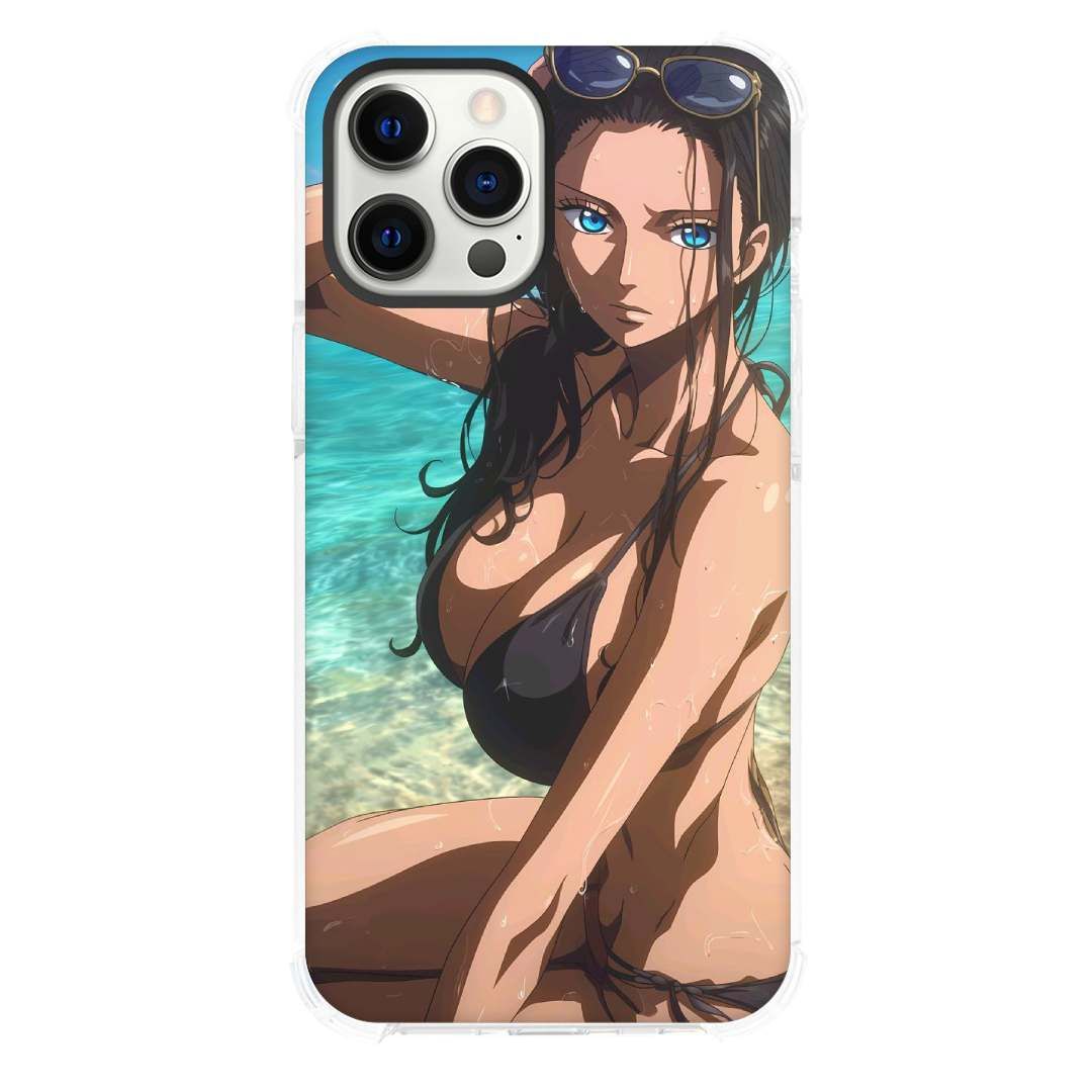 One Piece Nico Robin Phone Case For iPhone - Devil Child Portait Swimsuit