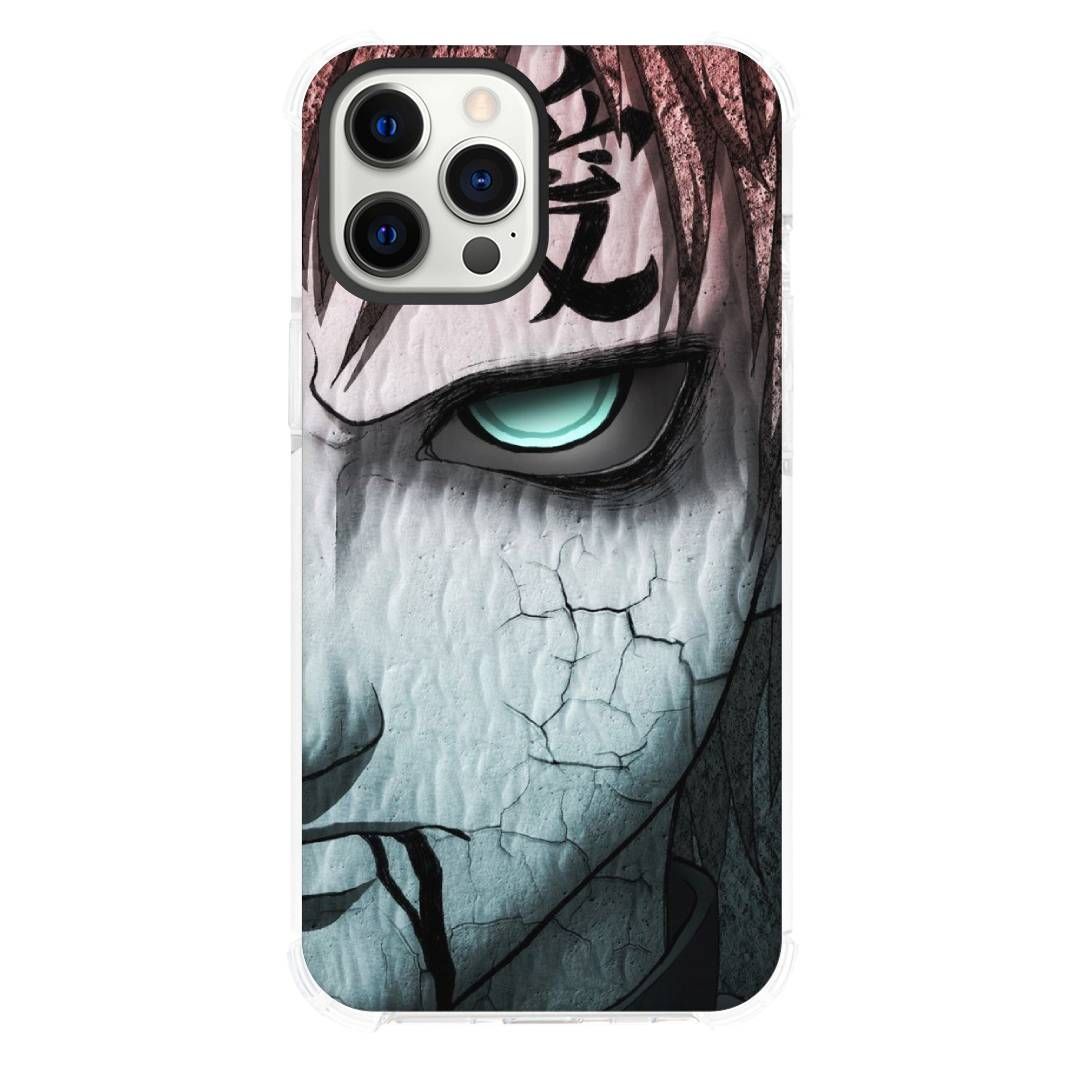 Naruto Phone Case For iPhone Devices - Gaara Half Face