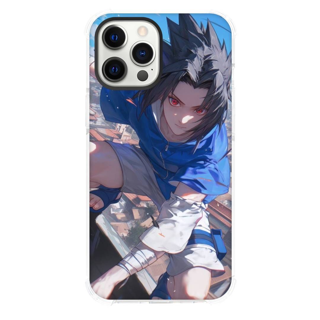 Naruto Phone Case For iPhone Devices - Sasuke Uchiha Portait