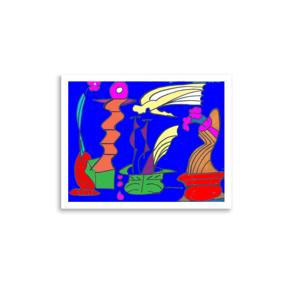 Angel Hovering Over Poster