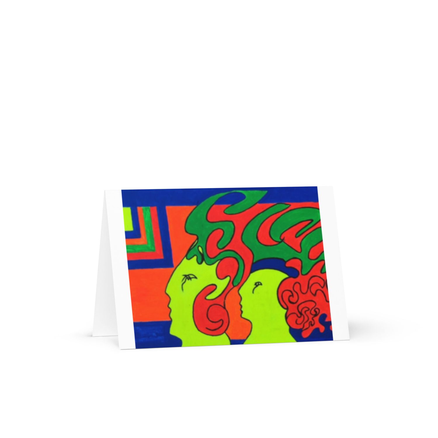 Mother and Daughter Note Card