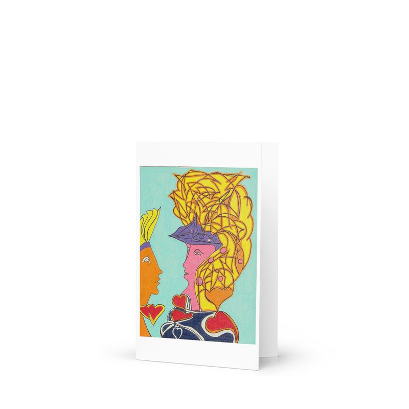 Chief and Bride Note Card