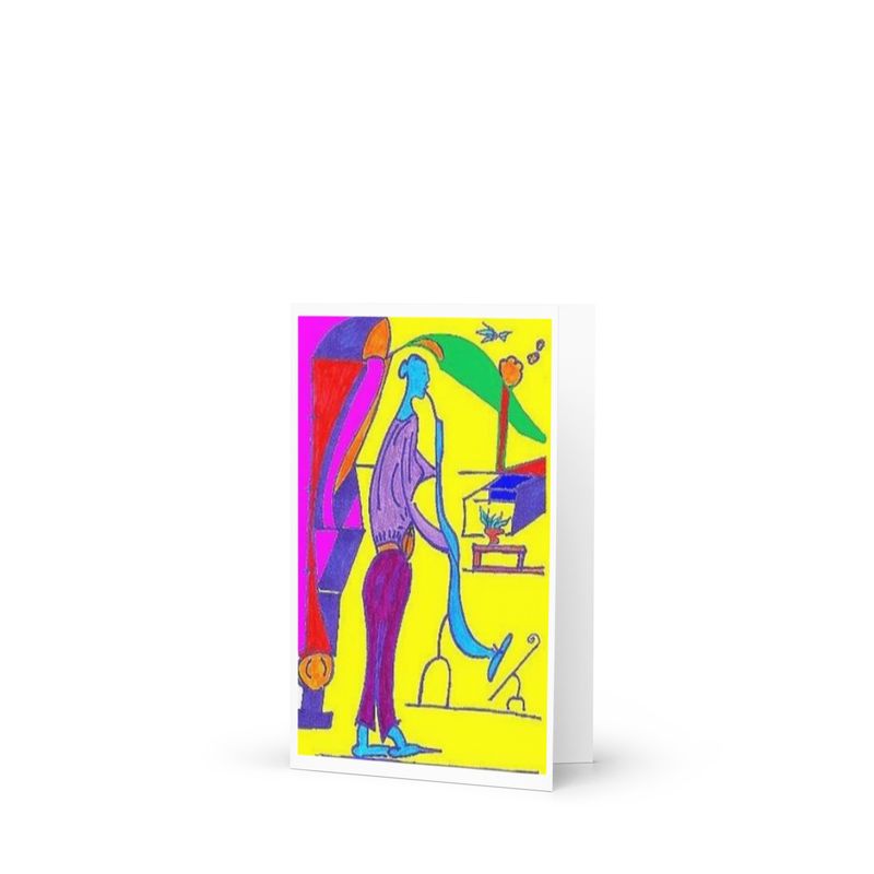 Saxophone Note Card