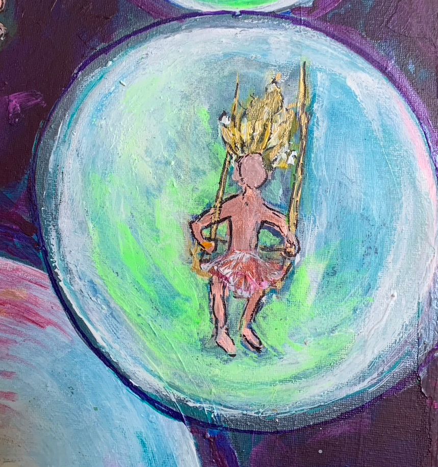Girl in a Swing
