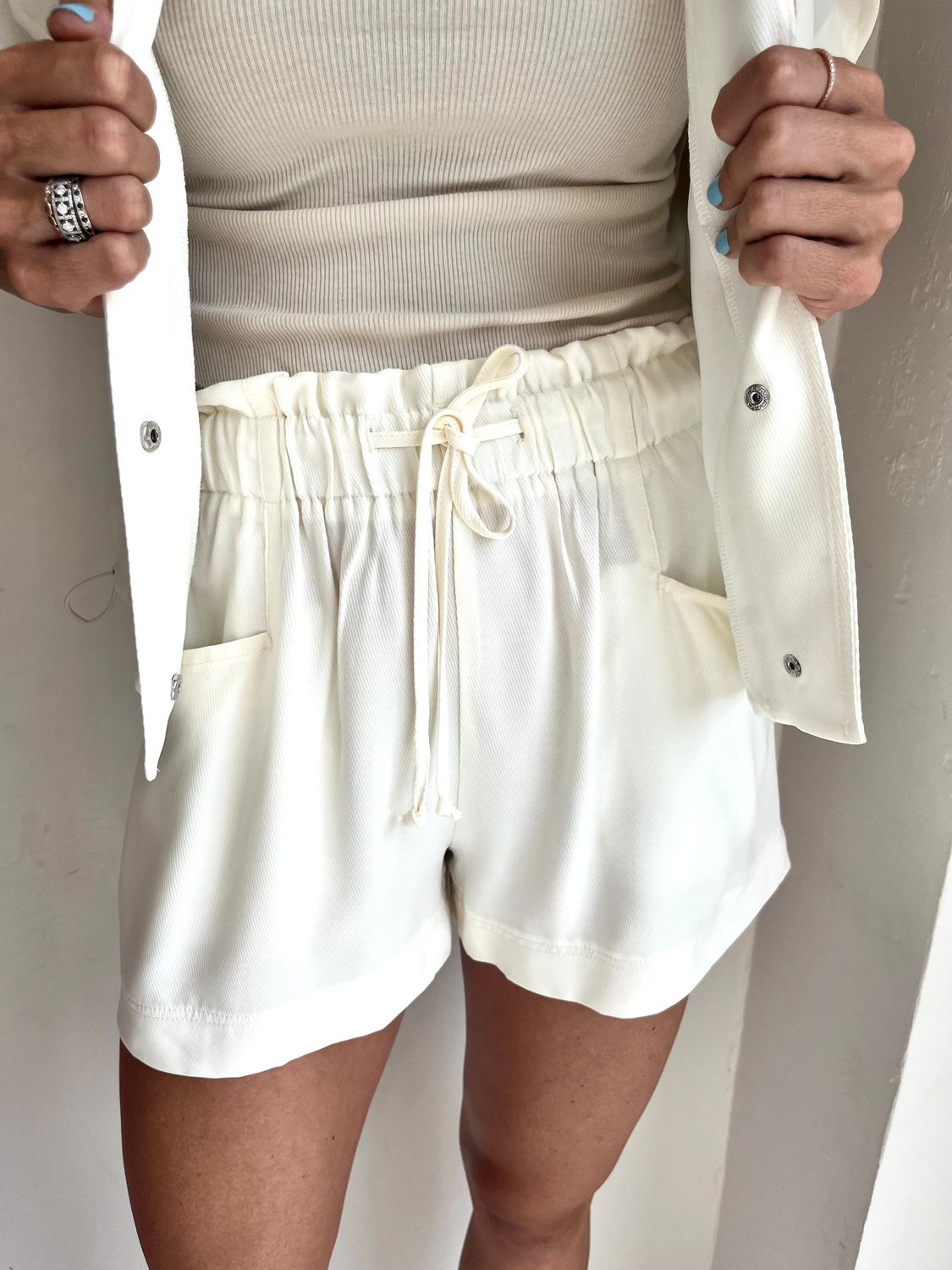 linen twill short