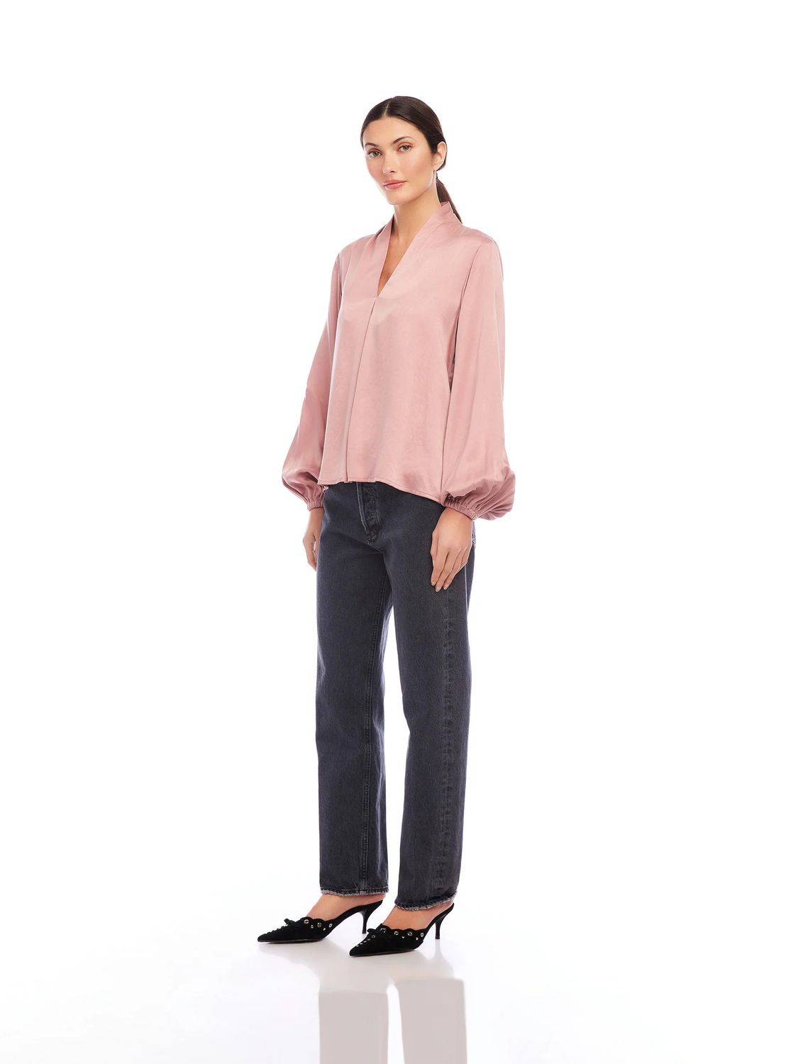 Blouson sleeve top