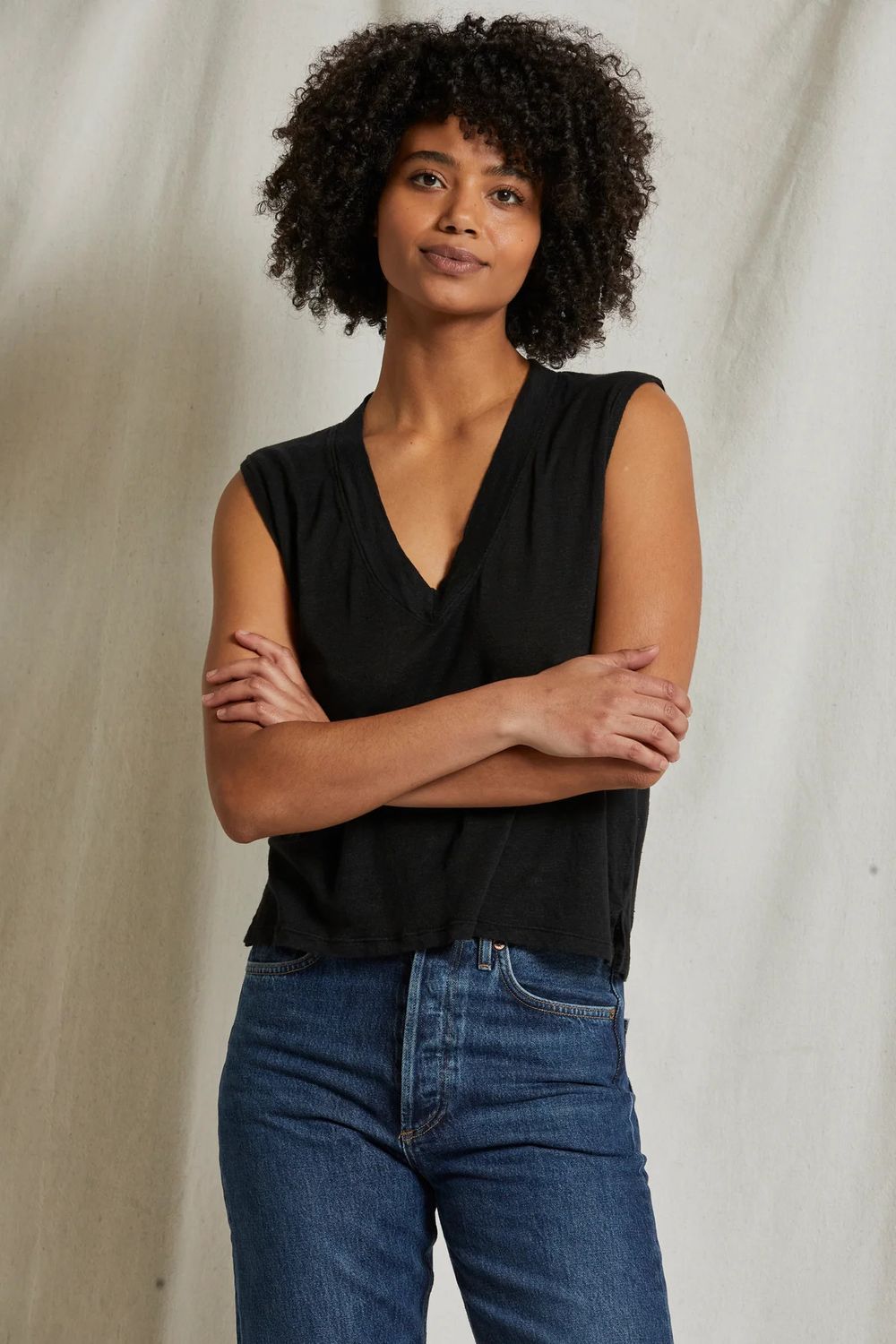 Lucy linen jersey tank