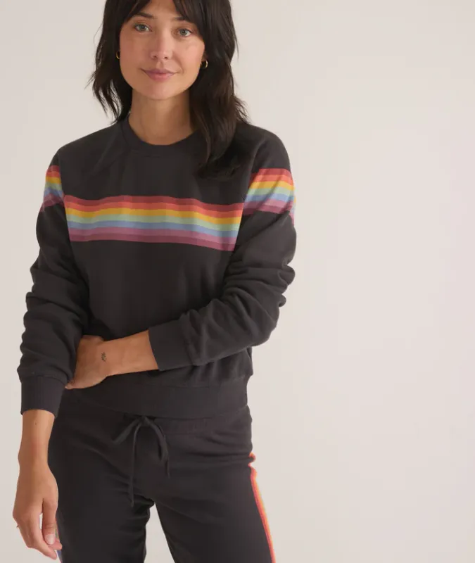 Anytime Striped Sweatshirt