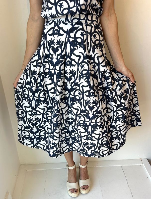 Mabel Mini Skirt - Mulberry