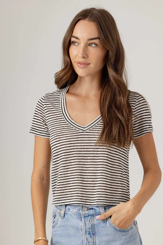 Stripe linen sister