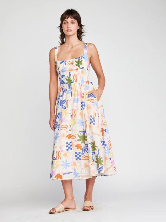 Shea midi sun dress