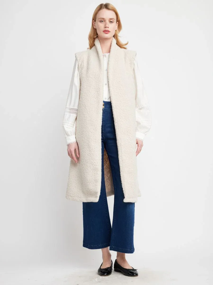 Julian sherpa vest