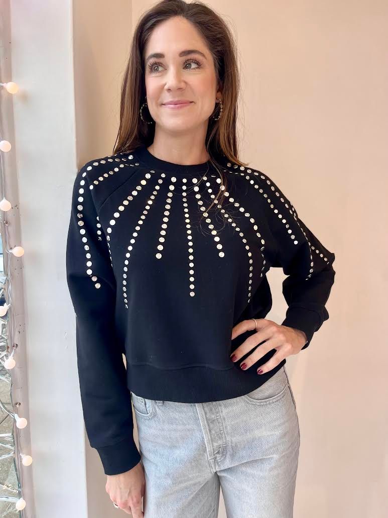 Juno studded sweatshirt