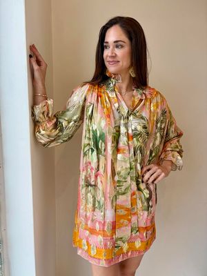 Sunset haven lurex dress