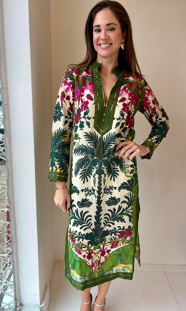 orchid echo kaftan 