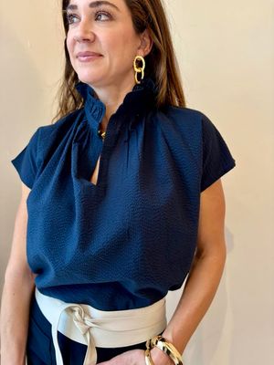 vicki short sleeve solid