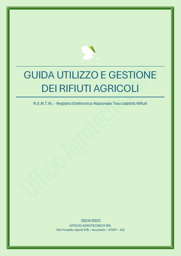 E- book - Guida Utilizzo e Gestione dei Rifiuti Agricoli