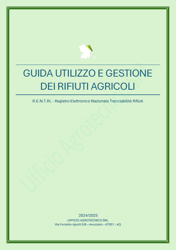 E- book - Guida Utilizzo e Gestione dei Rifiuti Agricoli