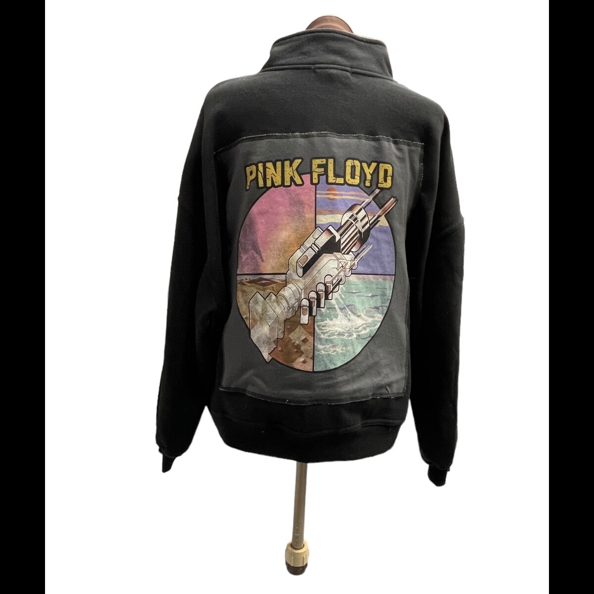 Pink Floyd Dark Side of the Moon Turtleneck Zip Front Sweatshirt