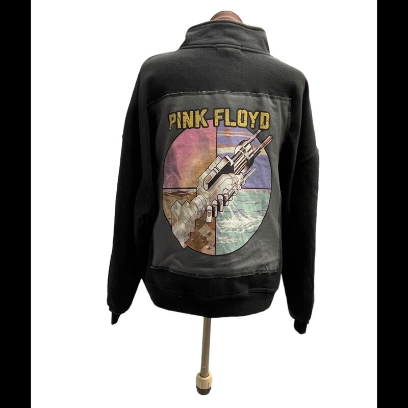 Pink Floyd Dark Side of the Moon Turtleneck Zip Front Sweatshirt
