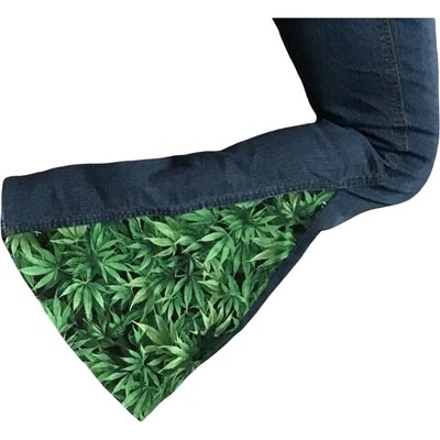 Bohemian Upcycled Bell Bottomed Jeans / Women’s Clothing