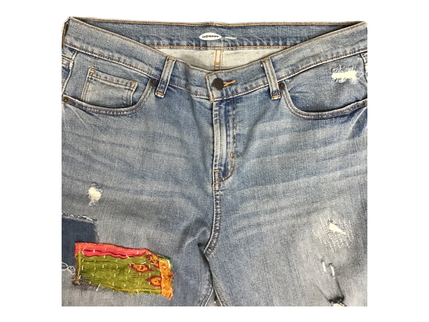 Boho Ladies Upcycled Jeans / Women’s Clothing