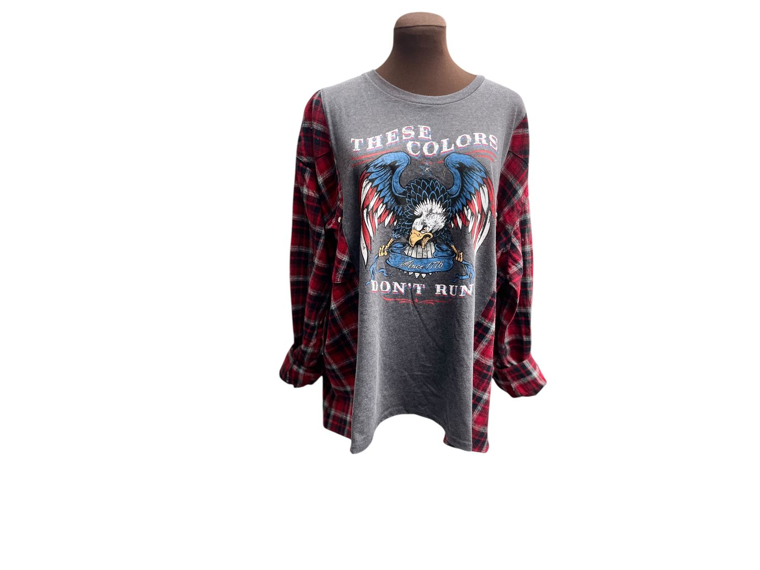 These Colors Don’t Run Upcycled and Reworked Graphic T-Shirt