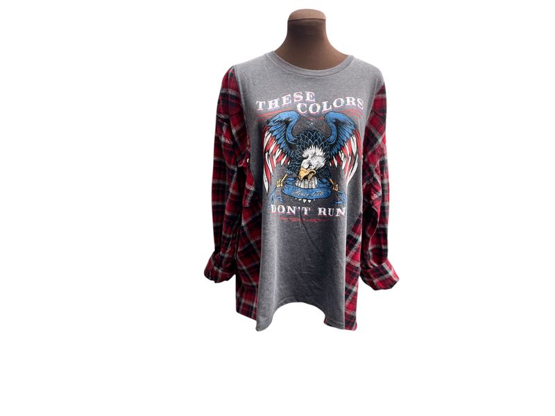 These Colors Don’t Run Upcycled and Reworked Graphic T-Shirt