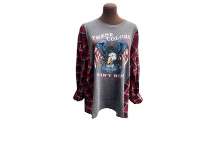 These Colors Don’t Run Upcycled and Reworked Graphic T-Shirt